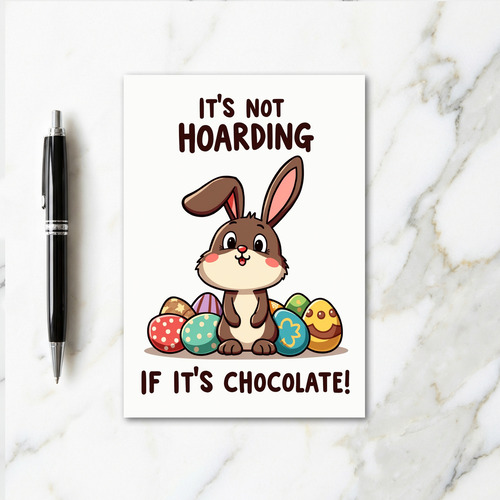 Bunny And Eggs Fun Time Card