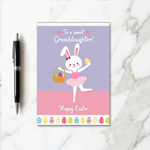 Bunny Ballet Springtime Card
