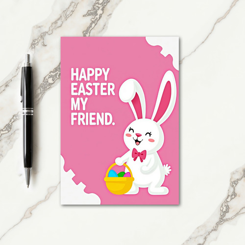 Bunny Basket Bright Day Card