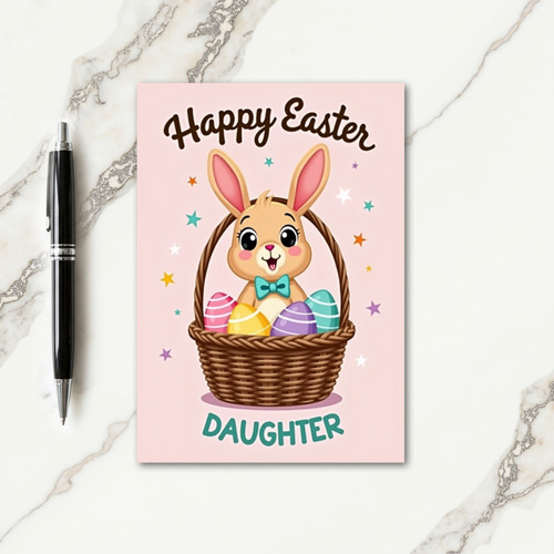 Bunny Basket Celebration Card