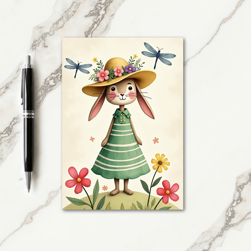 Bunny Blooms Summer Day Card