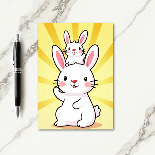 Bunny Buddies Happy Card
