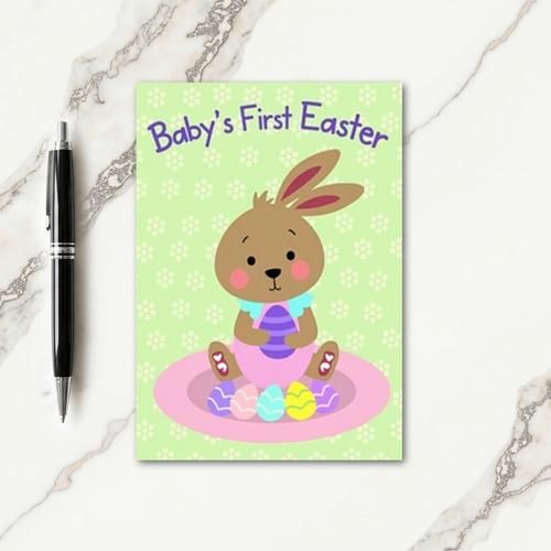 Bunny Celebration Egg Day Card
