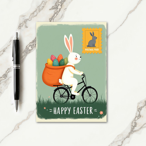 Bunny Delivery Easter Card