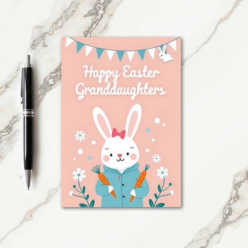 Bunny Dots Easter Card