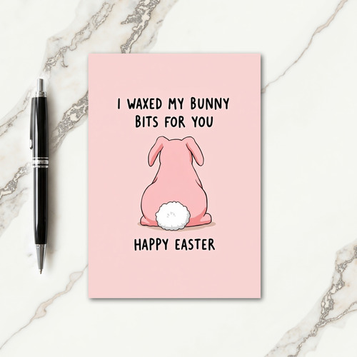 Bunny Easter Fun Greeting Card