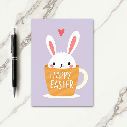 Bunny Easter Greetings Card