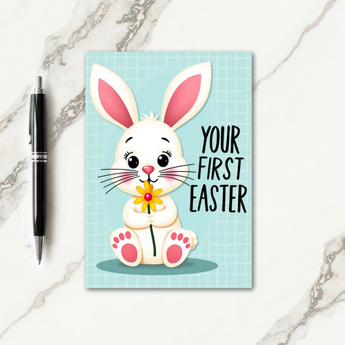 Bunny First Easter Card