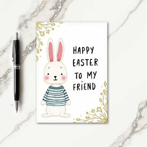 Bunny Friend Easter Card