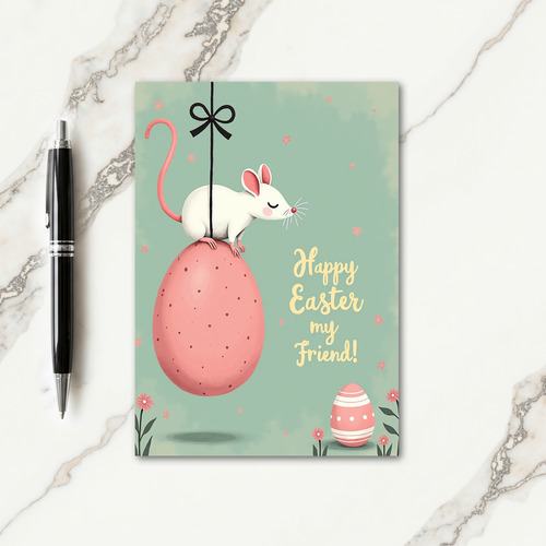 Bunny Friend Easter Day Card