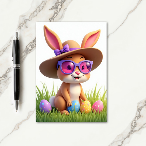 Bunny Friend Springtime Card