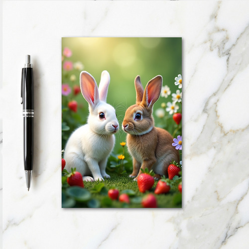 Bunny Friends Cute Encounter Card