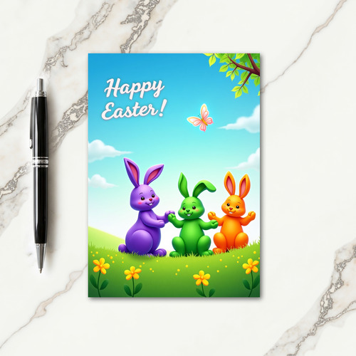 Bunny Friends Easter Season Card