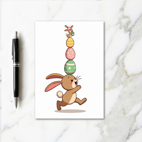 Bunny Fun Adventure Time Card