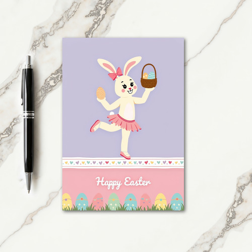 Bunny Golden Egg Pattern Card