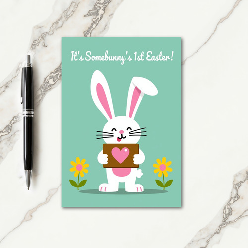 Bunny Heart Celebration Card