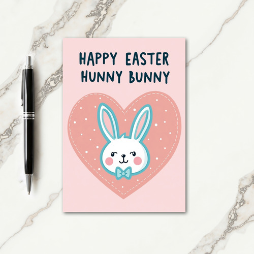 Bunny Heart Happy Occasion Card
