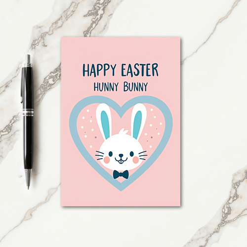 Bunny Heart Happy Season Card