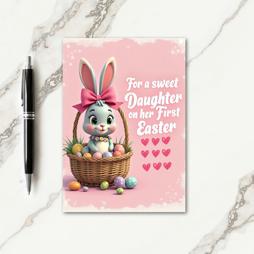 Bunny Heart Springtime Card