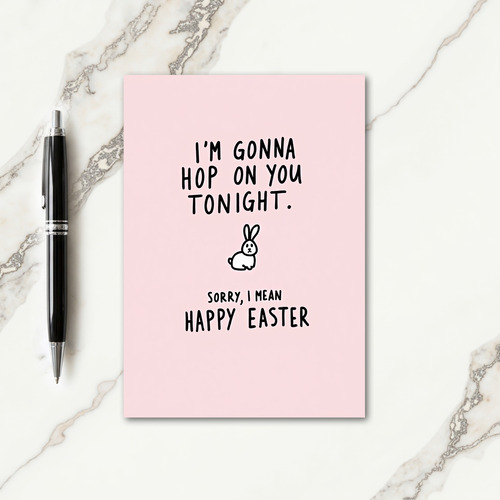 Bunny Hop Happy Easter Card