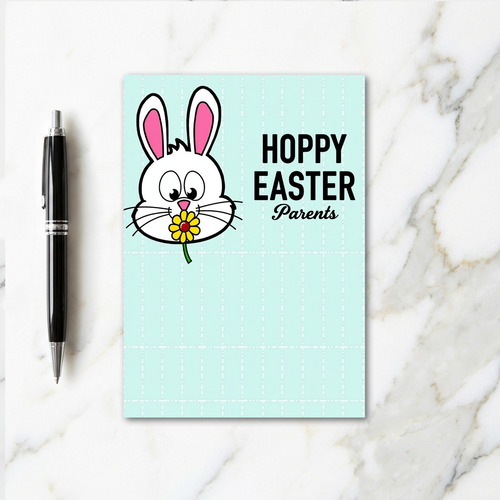 Bunny Hoppy Easter Parents Card
