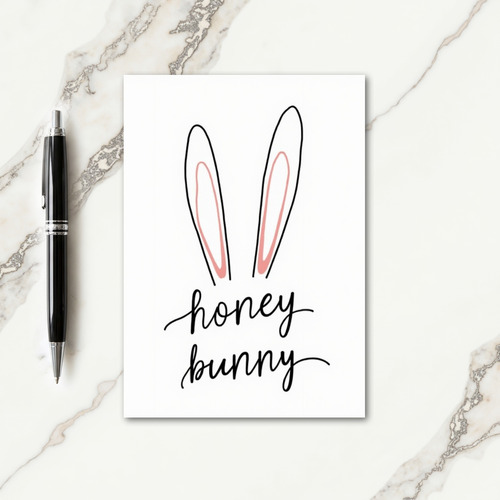 Bunny Hugs Friend Card