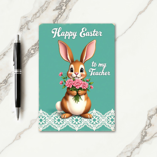 Bunny Hugs Holiday Card