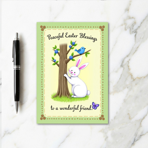 Bunny Hugs Springtime Tree Card