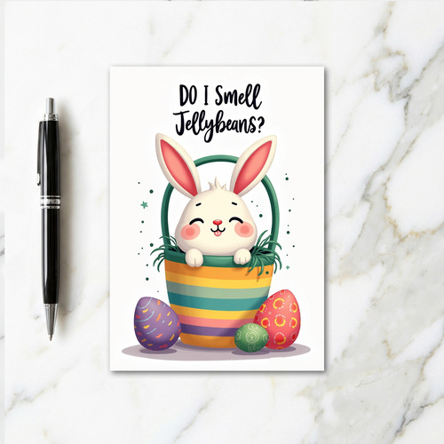 Bunny Jellybean Surprise Card
