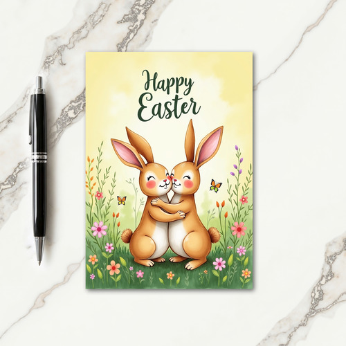 Bunny Love Springtime Season Card