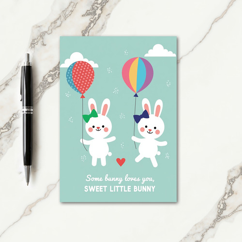 Bunny Love Sweetheart Card