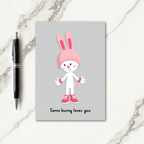 Bunny Loves You Pattern Card