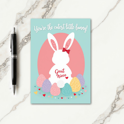 Bunny Pastel Celebration Card