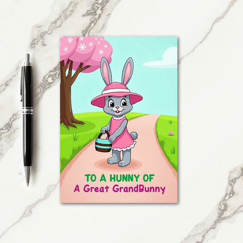 Bunny Path Celebration Card