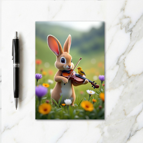 Bunny Serenade Friend Card