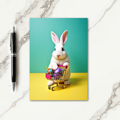 Bunny Shopping Spree Occasion Card
