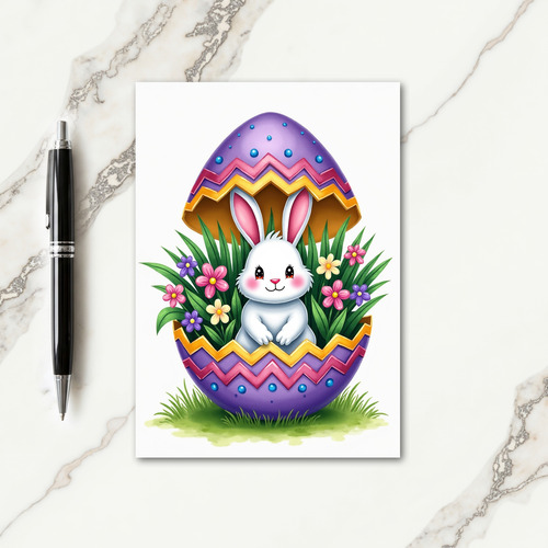 Bunny Zig Zags Spring Card