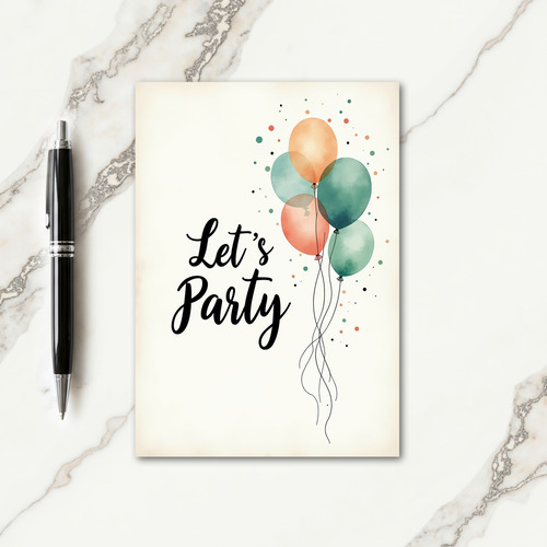 Buoyant Celebration Card
