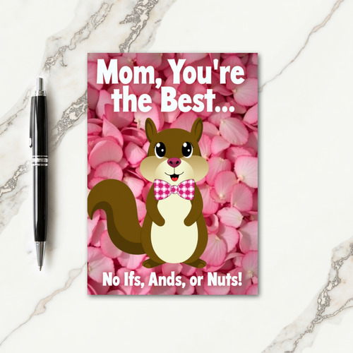 Bushy Tail Mothers Day Card
