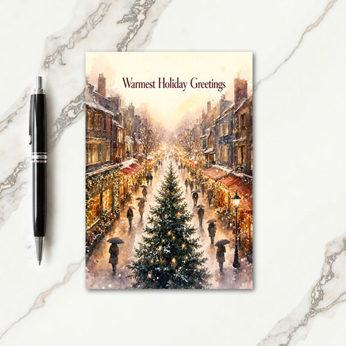 Business Christmas Card Greetings Card