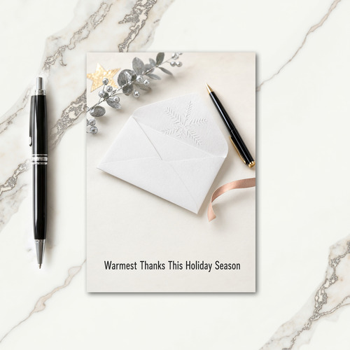 Business Thank You Christmas Message Card