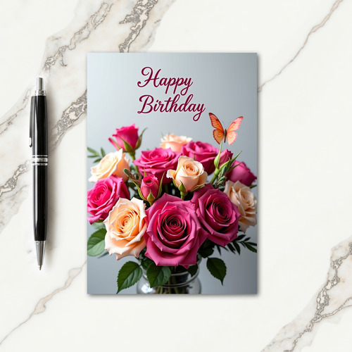 Butterfly Birthday Bloom Card