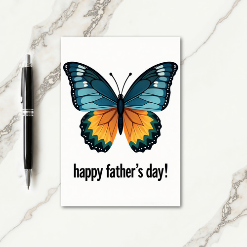 Butterfly Fathers Day Card