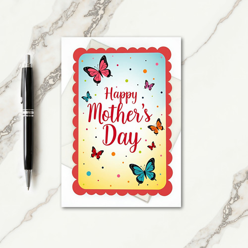 Butterfly Mothers Day Greeting Card