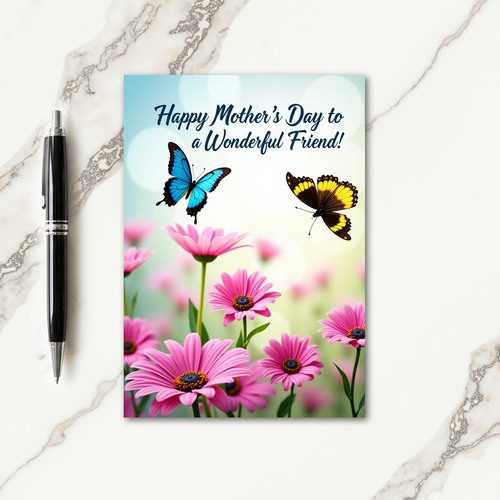 Butterfly Mothers Day Joy Card