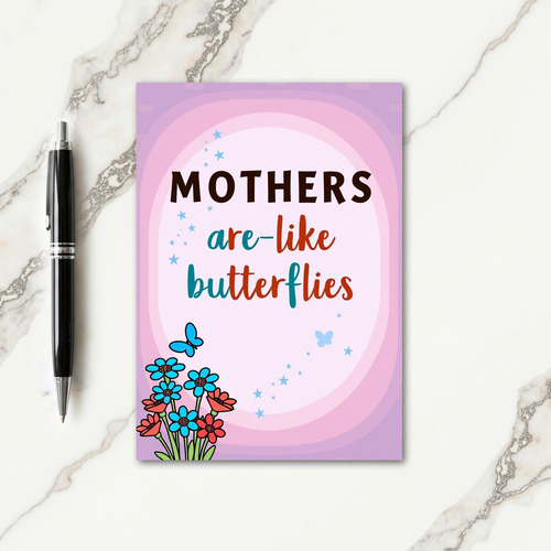 Butterfly Mothers Day Love Card
