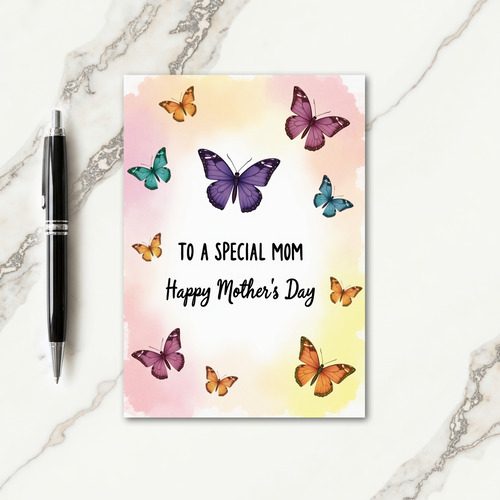 Butterfly Mothers Day Wish Card