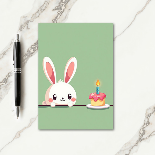 Cake Birthday Wish Card