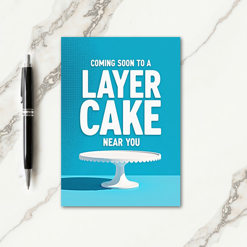 Cake Stand Birthday Card
