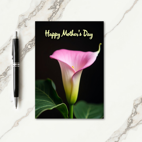 Calla Lily Mothers Day Card